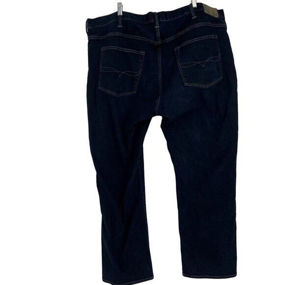 Polo Ralph Lauren Men's Hampton Relaxed Straight Jeans 48x32 Dark Wash Denim - Picture 3 of 9